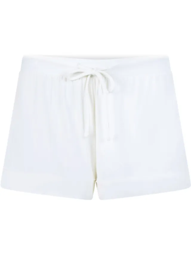 Hunkemöller Dames Nachtmode Shorts Jersey Essential - Wit