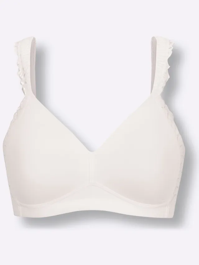 Beha met cups zonder beugel ecru, foto 2