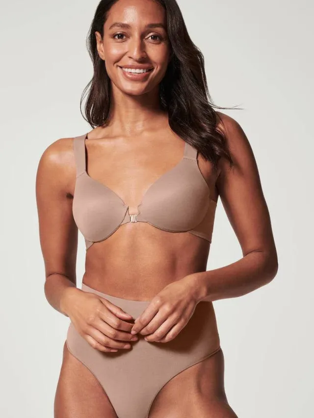 Spanx SPANXshape™ ExtraOrdinary seamless medium corrigerende string donkerbeige, foto 3