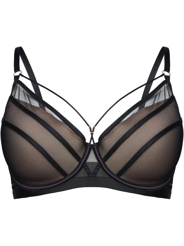 ESOTIQ Glam - Push-upbeha - Zwart - 85D - Met beugel