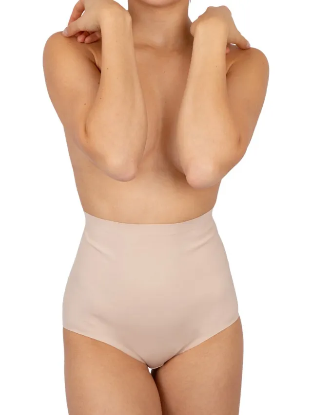 NOMI Bodywear Nomi Shapewear - Corrigerende Slip voor Dames - Corrigeert de Buik - Nude beige