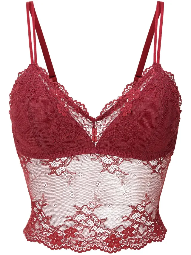 LingaDore DAILY Bralette Ruby wine