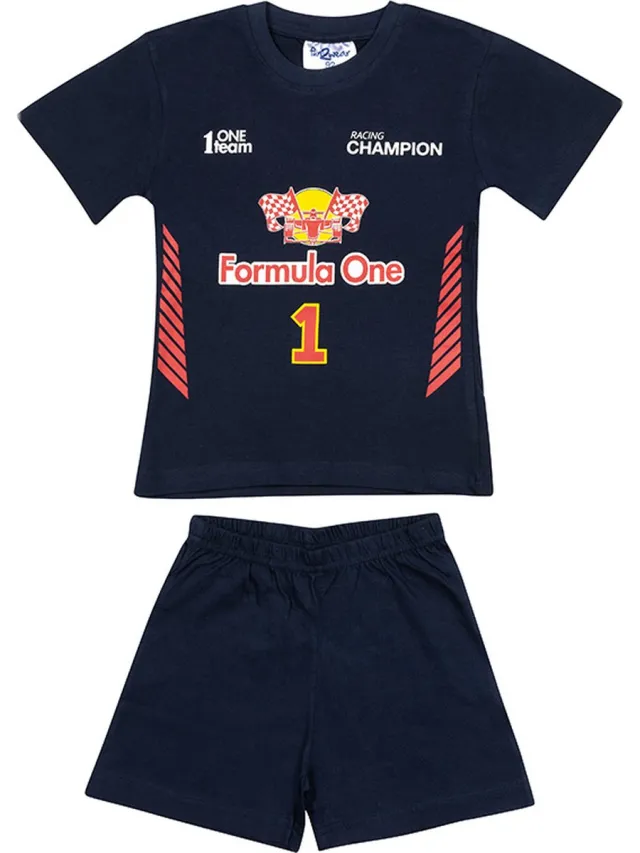 Fun2Wear Shortama Driver 1 Driver donkerblauw