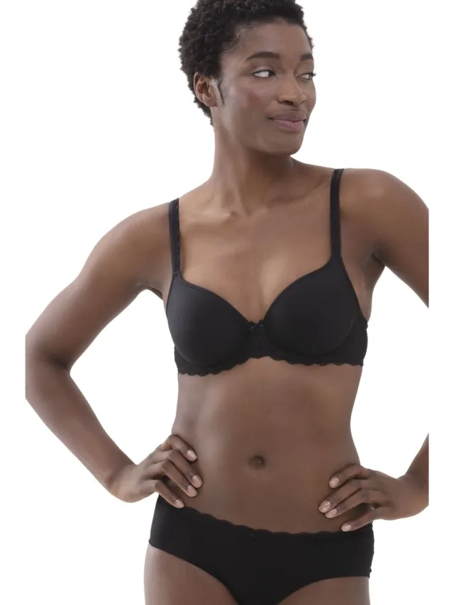 Mey Damen Spacer-Beha Serie Amorous Schwarz