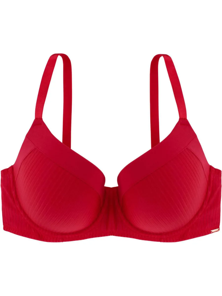 Dorina Carmen voorgevormde T-shirt-bh met beugel rood, foto 2