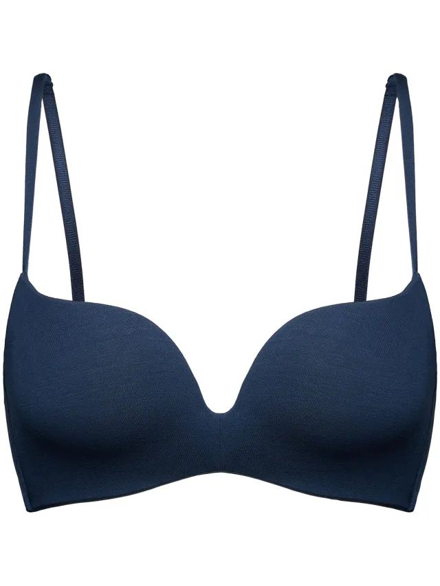 ESOTIQ Comfie - Push-upbeha - Donkerblauw - Met beugel