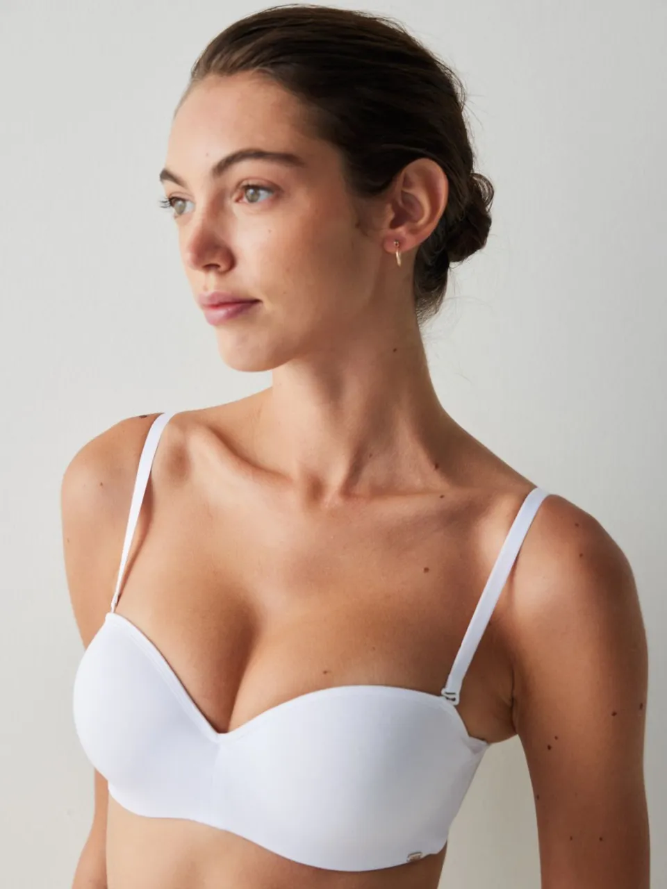 Penti Strapless Gevoerde Jersey Beha wit, foto 2