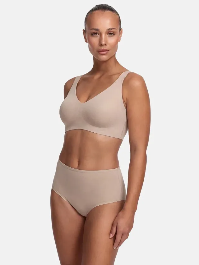 cfab Comfort Minimizer BH - Beige - M - BH Zonder Beugel Voorgevormd - Ondergoed - Naadlos