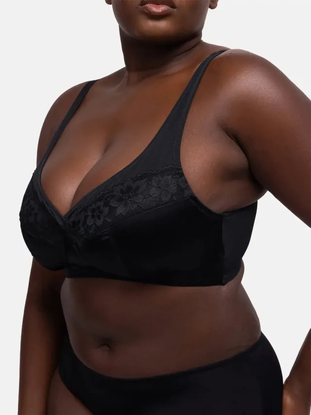 Dorina Minimizer BH zonder beugel - Teagan - 80D - Zwart