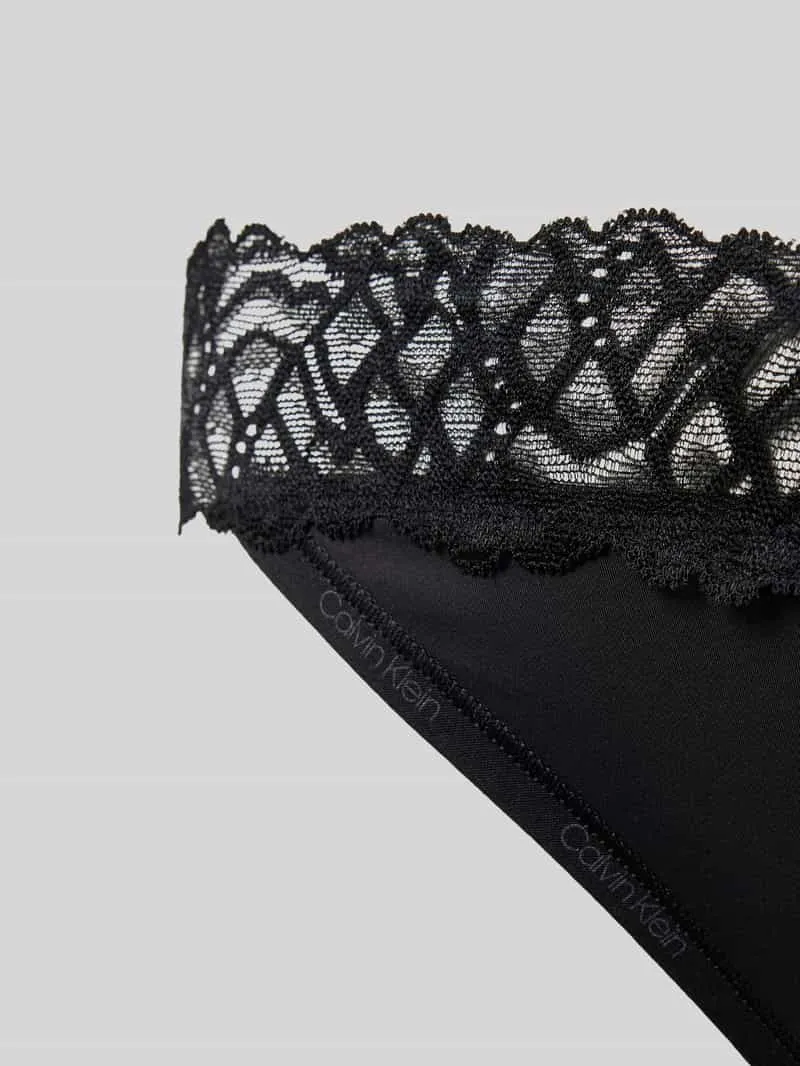 Calvin Klein Slip met kanten details zwart, foto 3