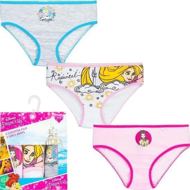 Disney Princess - Onderbroekjes - 3 paar-122 Multi color