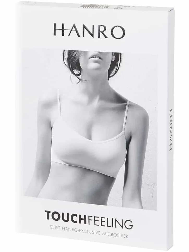 Hanro Zachte bh van microvezel- naadloos, model 'Touch Feeling' zwart, foto 3