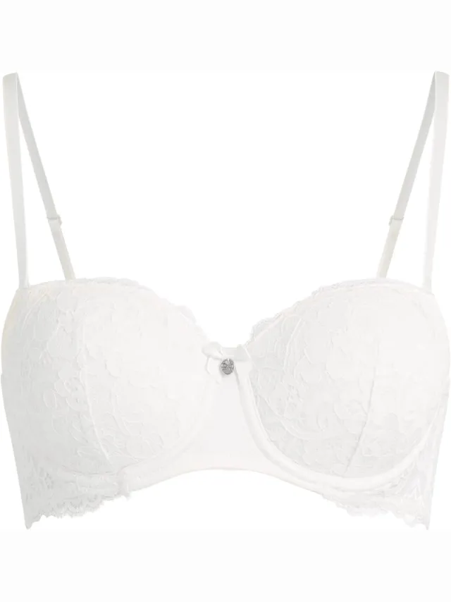 Hunkemöller Dames Lingerie Voorgevormde beugel bh Marine - Wit