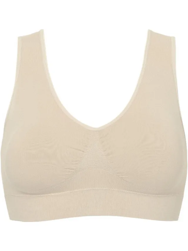 MAGIC Bodyfashion Perfect secrets Bamboe BH - Perfect comfort Bra - Bamboe bralette met brede bandjes Beige