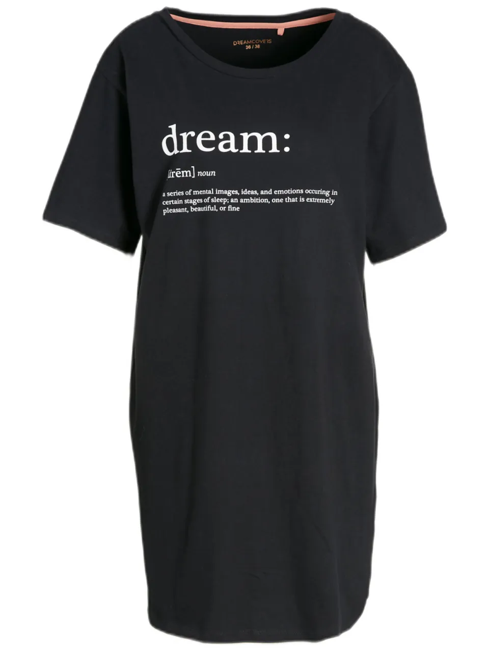 Dreamcovers bigshirt zwart met printopdruk, foto 2