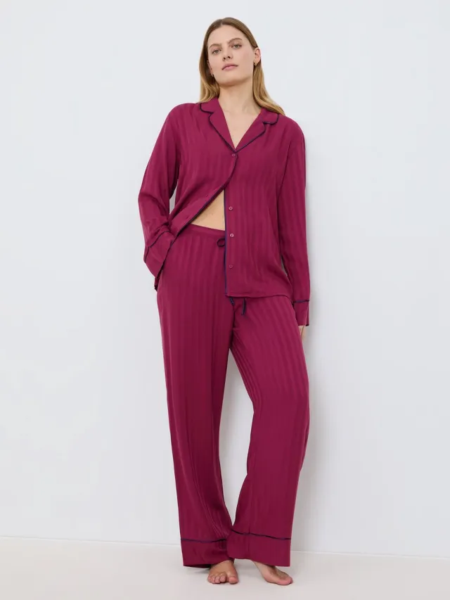 Triumph Pyjama Red Label Amourette Jacquard SWEET MARSALA