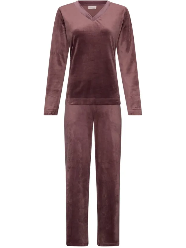 Pastunette Premium - Lunar Lines - Pyjama - Velours - Paars