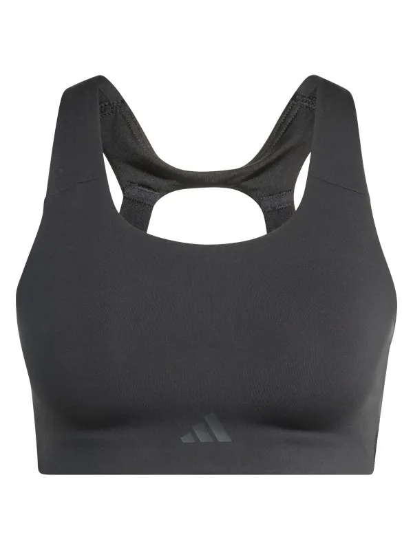 Adidas Optime Power HS sportbeha zwart Grijs