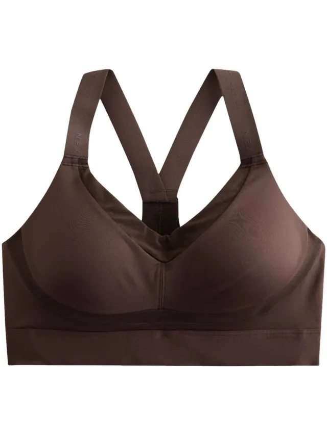 Next Dames - Active high-impact Dry Tech B-G sportbeha - Bruin Brown