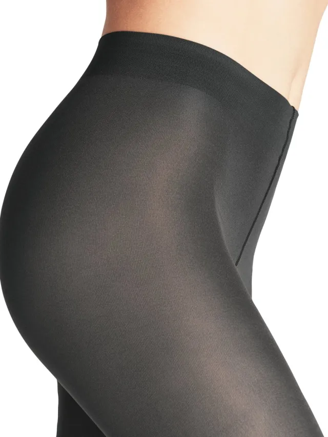 Falke Seidenglatt eenkleurig materiaal ondoorzichtig 40 DEN panty dames grijs