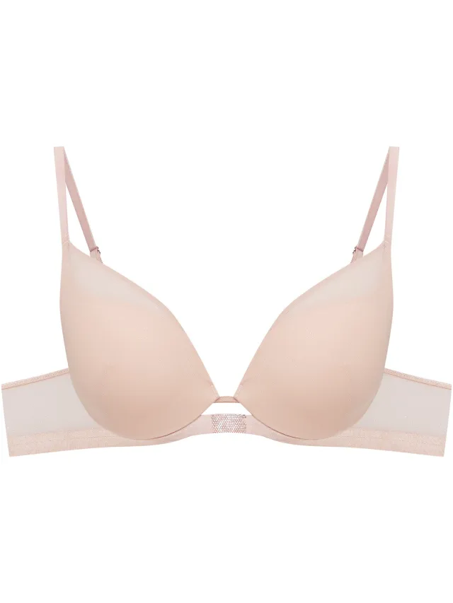 ESOTIQ Othilia - Push-upbeha - Beige - Glanzend