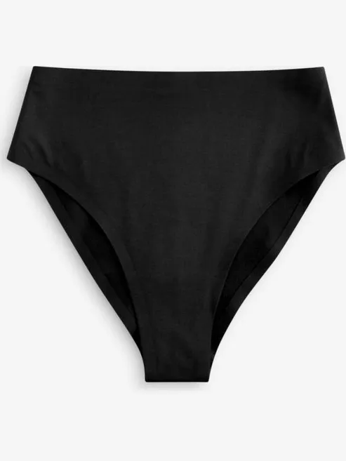 Next Dames - Vormgevend slipje met buikcorrectie van premium katoenmix - Zwart Black