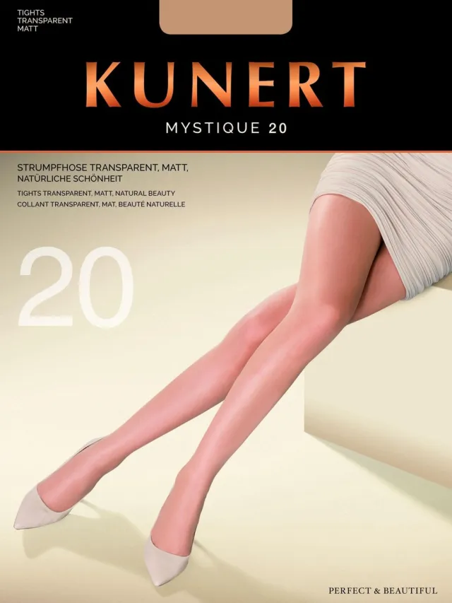 Kunert panty Mystique 20 Kleur: hazel Maat: 36-38 45 Hazel