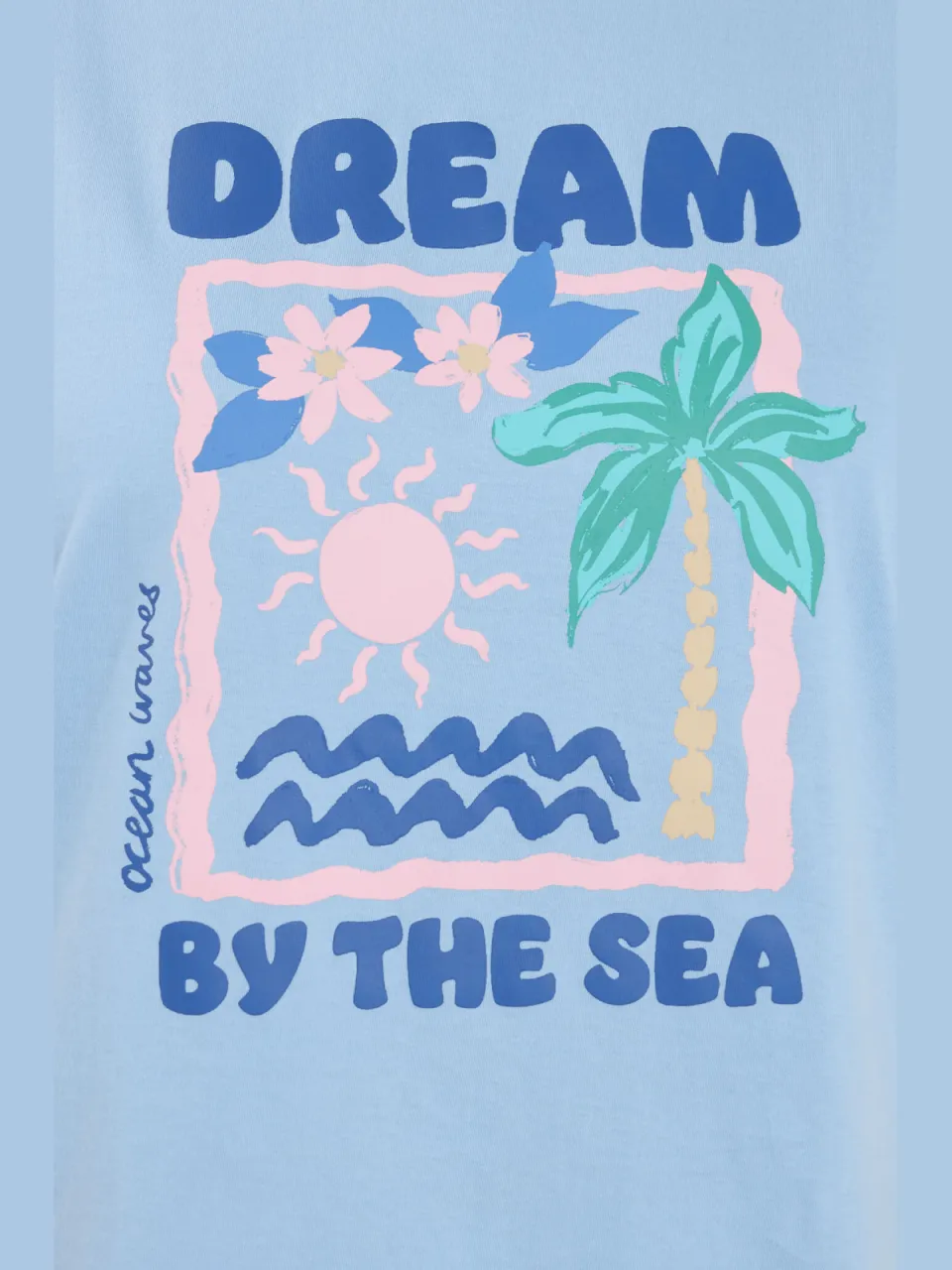 Yours Blauwe 'Dream By The Sea' Pyjamatop-48, foto 5
