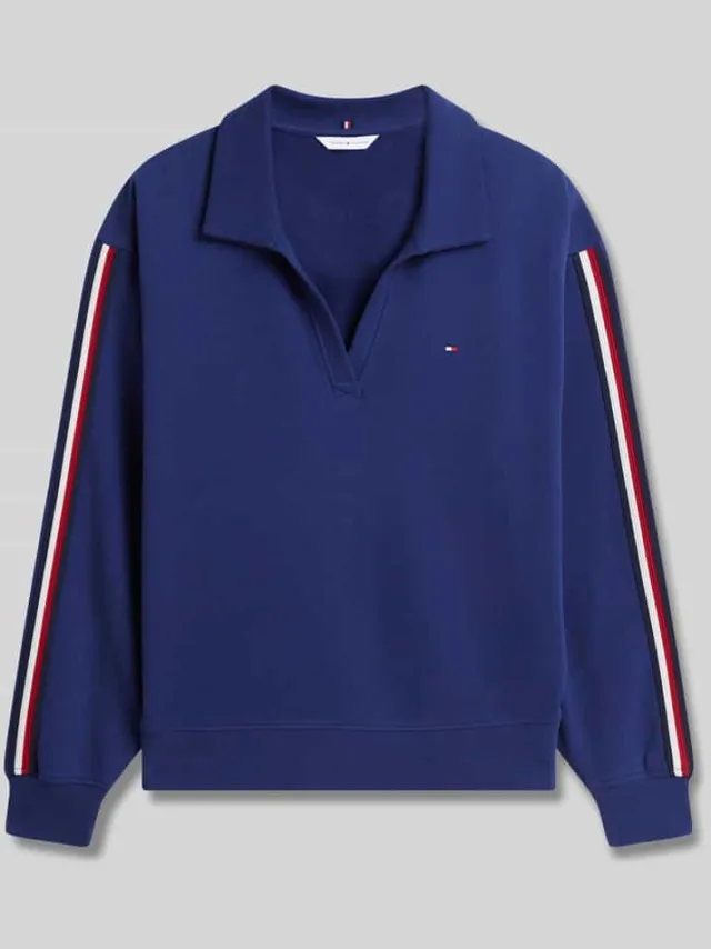 Tommy Hilfiger Regular fit lounge-top van puur katoen blauw, foto 2