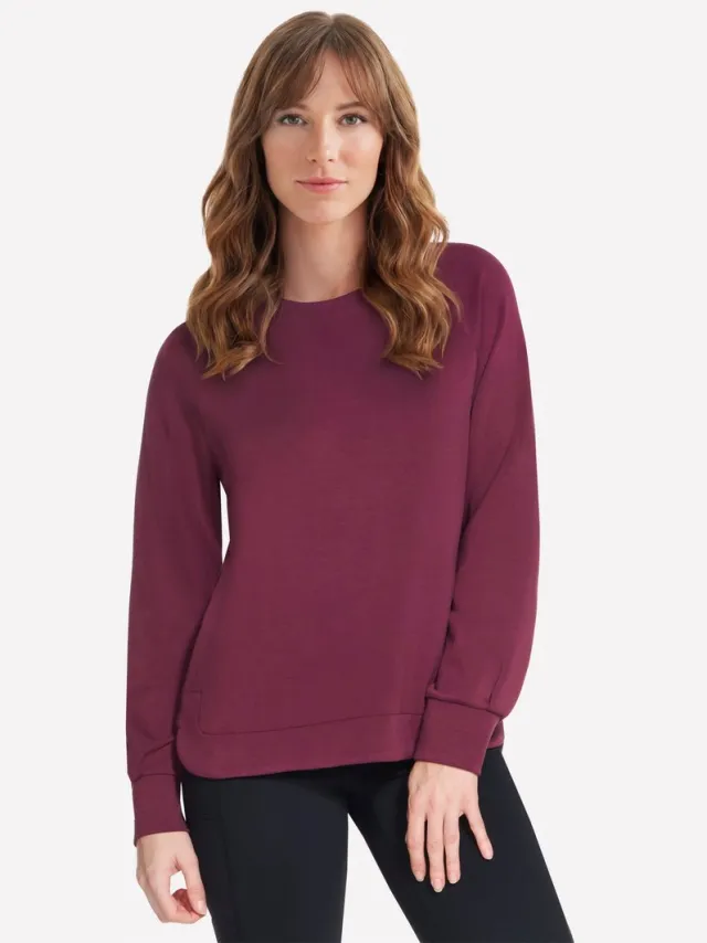 Skechers SKECHERS COZY LUXE CREWNECK Dames Trui - Fig