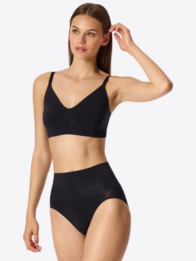 Schiesser Shapingslip Seamless Contouring schwarz,schwarz