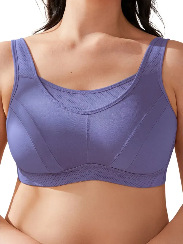 Currero BH Zonder Beugel - Strapless - Zonder Bandjes - Met Voorsluiting - Push-up Bh's - Comfort Beha - Comfortabel - Grote Sluiting - Paars - Cupmaat