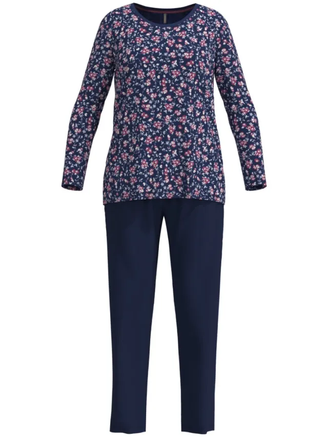 Götzburg Gotzburg dames Pyjama 250298 625 Blau motief