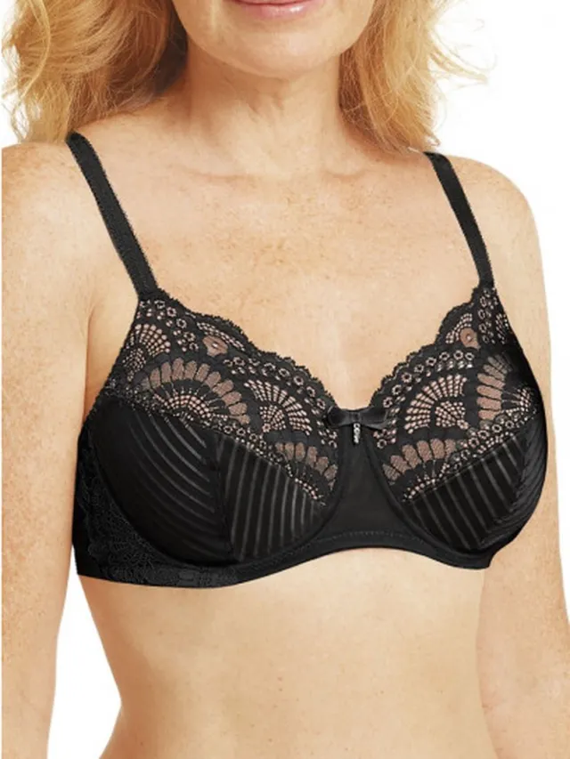 Amoena Prothese Bh Voorgevormd Zonder Beugel Karolina SBP Zwart - maat EU 90C / FR