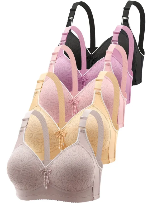 Currero BH Zonder Beugel - Strapless - Zonder Bandjes - Met Voorsluiting - Push-up Bh's - Comfort Beha - Comfortabel - Grote Sluiting - Veelkleurig