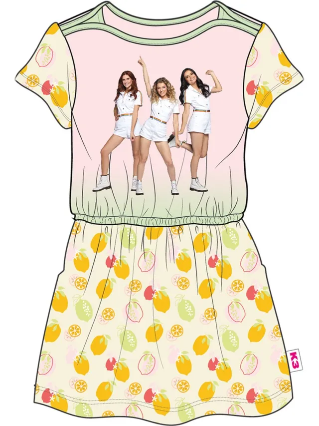 K3 Nightdress Lemons Roze/Geel Groen/Geel/Roze