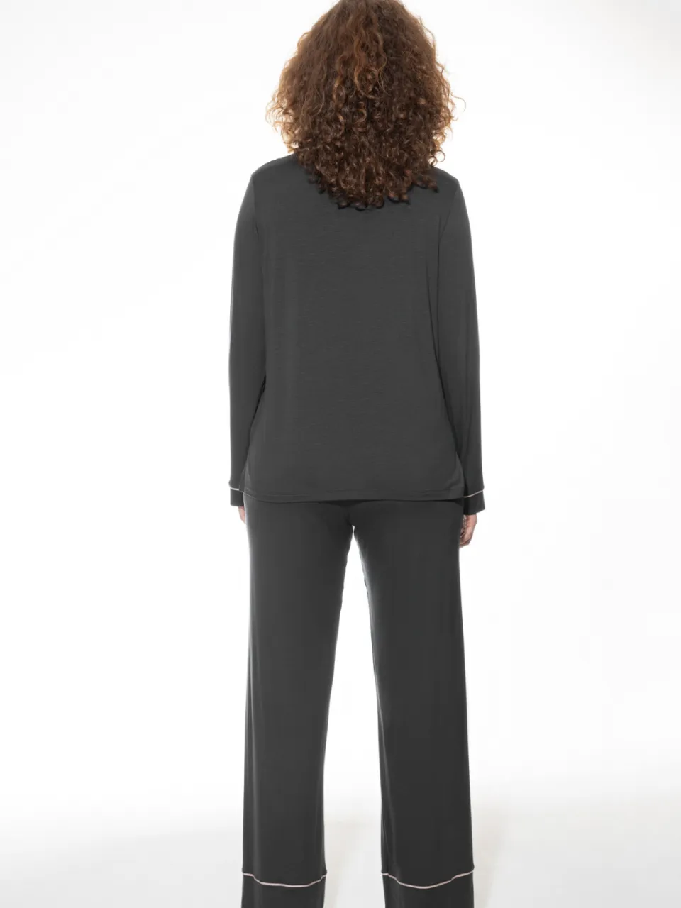 Mey Lange pyjama Serie Pure Chic Thunder Grey, foto 2