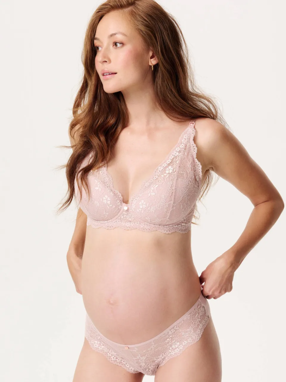 Noppies kanten voedingsbh met beugel roze, foto 7
