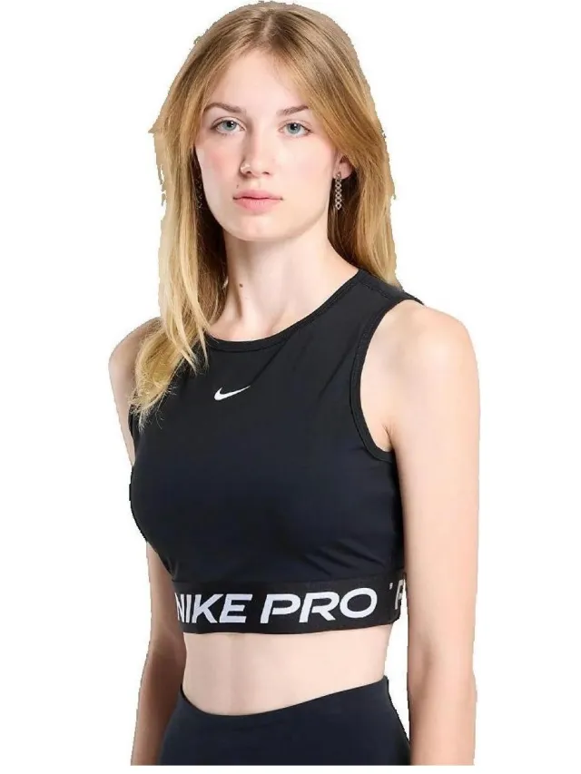 Nike Sport BH Nike Débardeur Pro Dri-FIT 365 Crop Tank Zwart