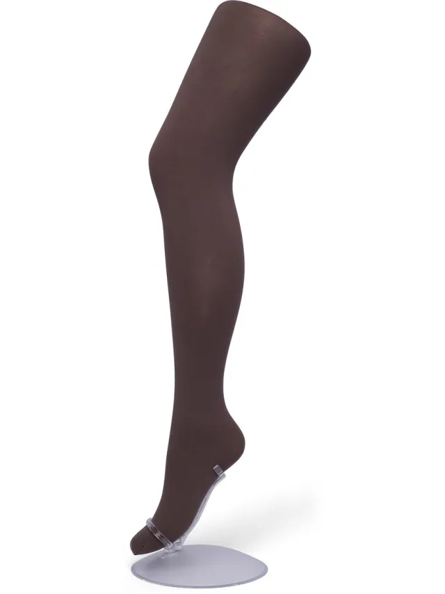 Bonnie Doon Opaque Comfort Panty 40 Denier Bruin Dames maat 44/46 XXL - Extra brede Comfort Boord - Tekent Niet - Kleedt Mooi af - Mat Effect - Gladde Naden - Maximaal Draagcomfort - Donkerbruin - Donker Bruin - Shopping Bag - BN161911.347
