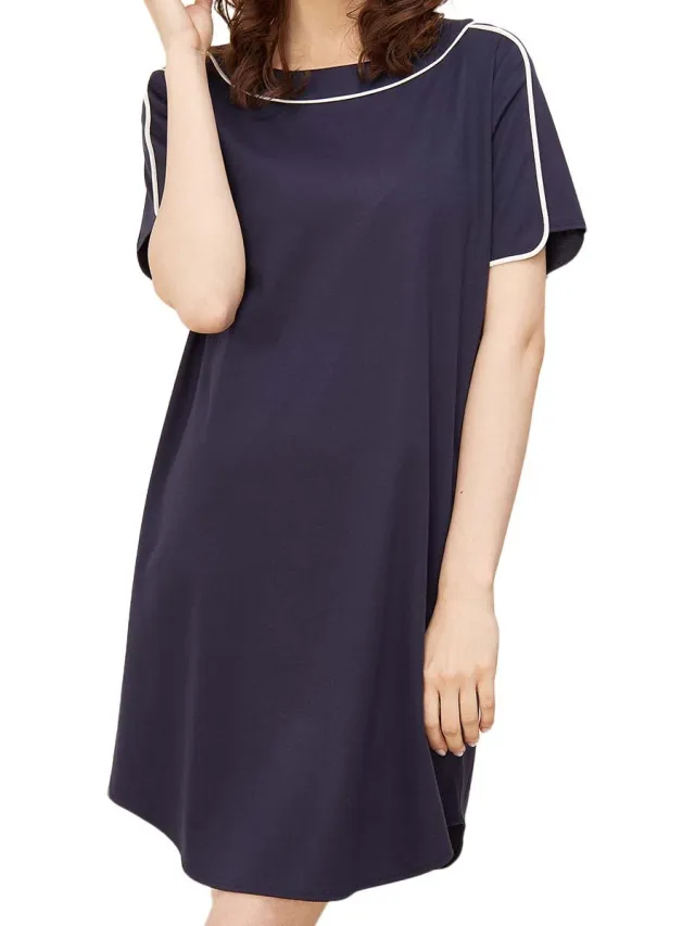 Féraud Dames Nachthemd Basic navy