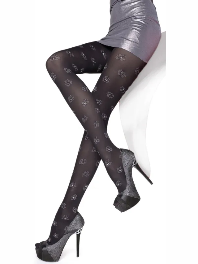 Antie Dames Panty – 40 DEN - Zwart – M - AN-G5470-ORIANA