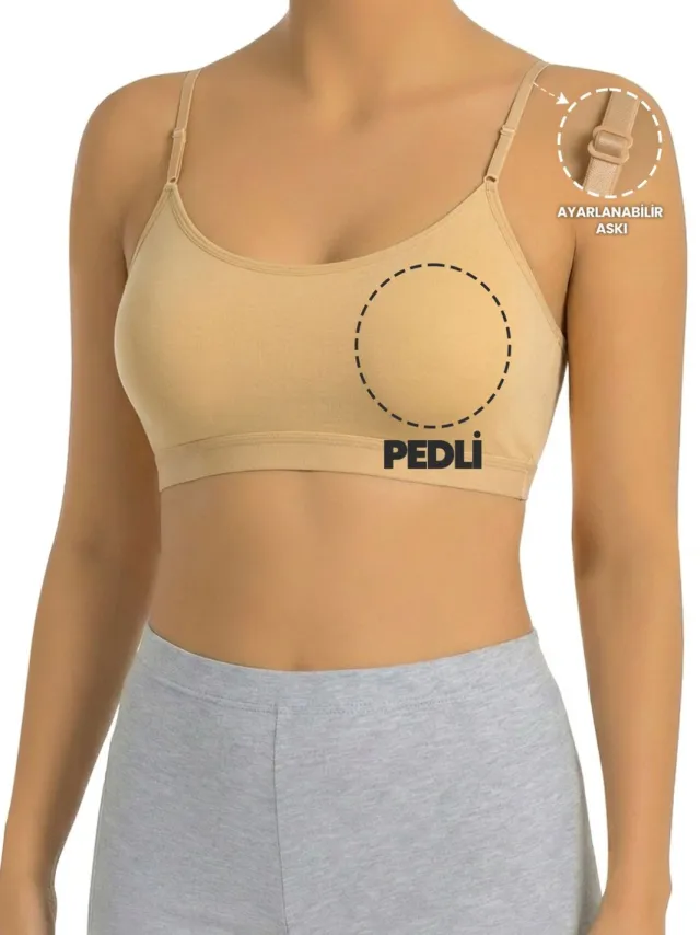 OTS Katoenen bralette Beige