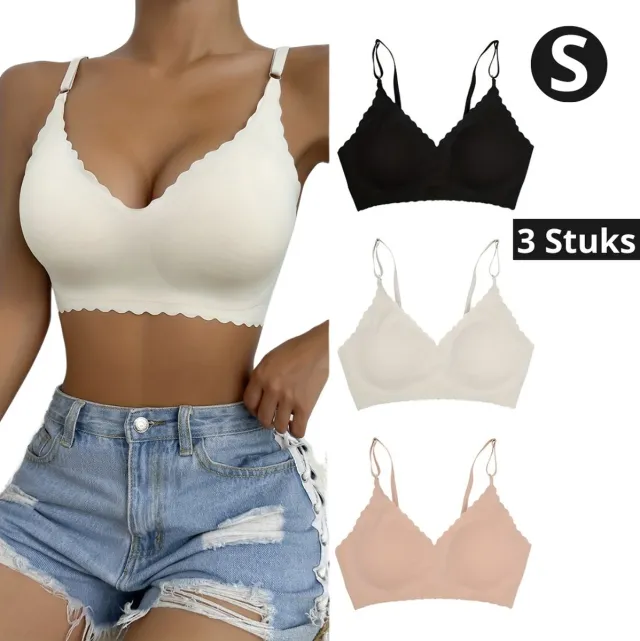 Nivard BH Zonder Beugel - Zonder Bandjes - Push-up Bh's - Comfort Bh - Gemengd Verschillend