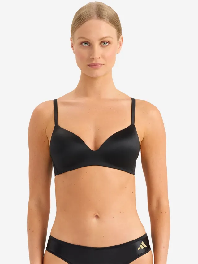 Adidas Bügelloser BH Sport Active Micro Contour Zwart