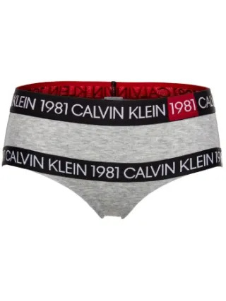Calvin Klein 1981 Bold High Waist Hipster grijs