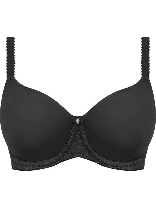 Fantasie ENVISAGE UW MOULDED SPACER BRA Dames Beha - Black - Maat 85E (EU) ZWART