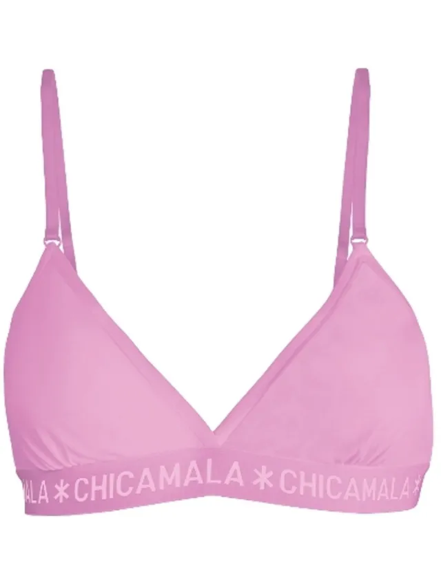 Muchachomalo Chicamala – Dames BH - Verstelbare bandjes – Dames Ondergoed – Lingerie – Dames Top – Kleding - 95% Katoen – Dames kleding Roze