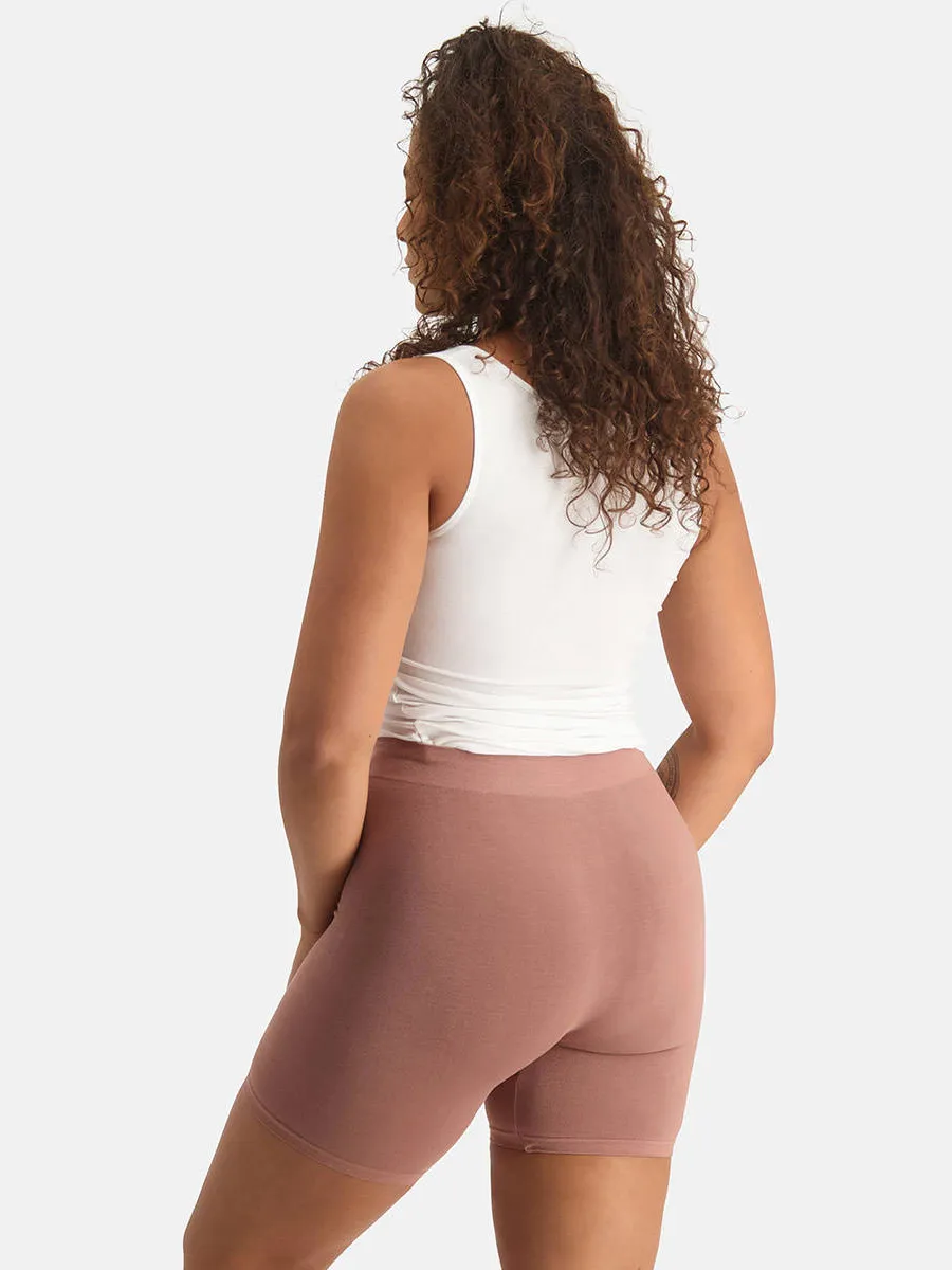 Bamboo Basics Suze biker short lichtbruin, foto 6