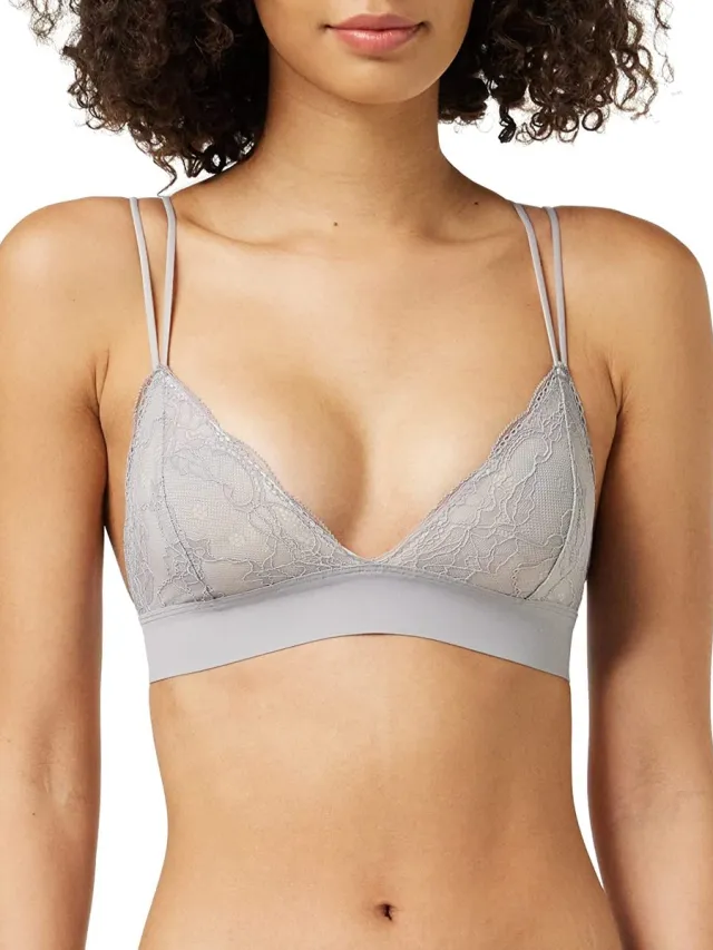 MAGIC Bodyfashion Dream Bralette Lace - Light Grey grijs
